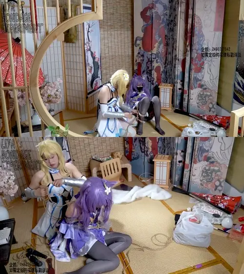 莉雅紧缚-微剧情刻晴紧缚、TK、棒子、SP、单腿吊